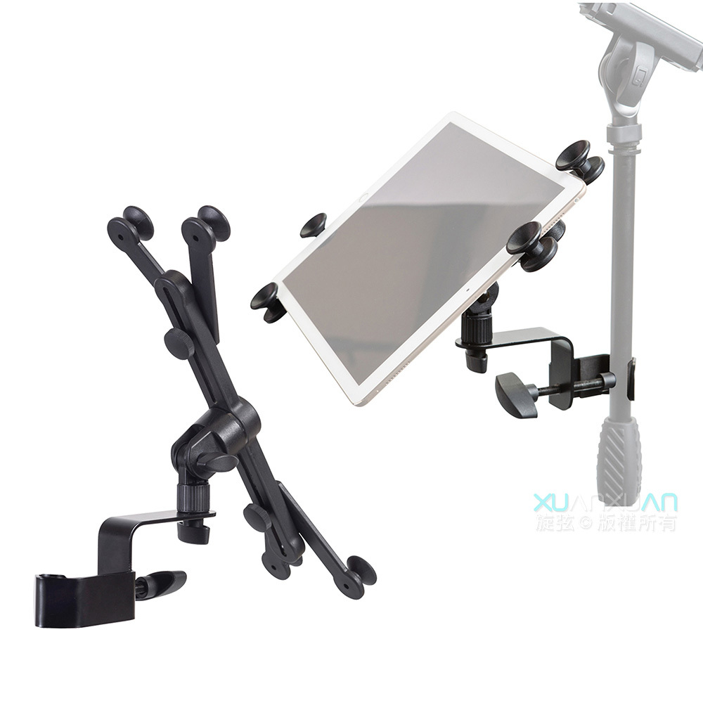 Gator Frameworks - 手機平板夾架 適用5.5~13吋 可夾於麥克風架 穩固耐用