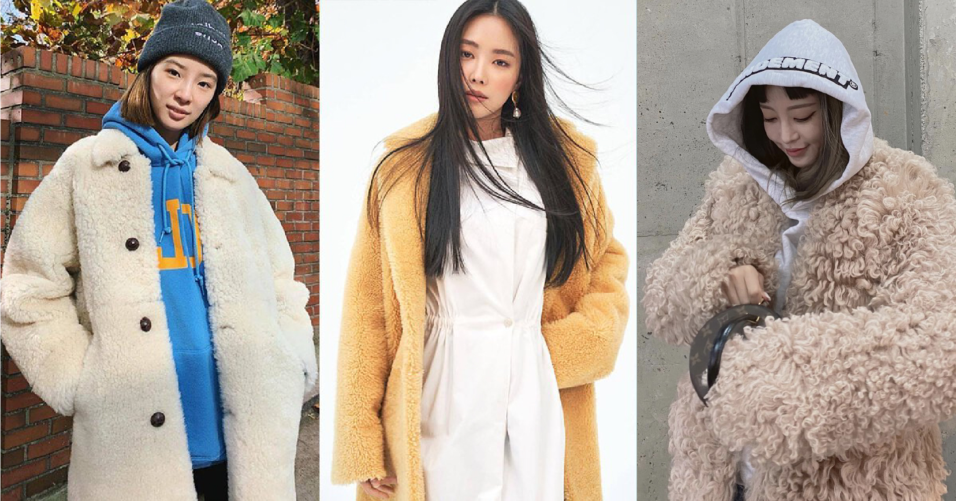 泰迪絨QQ毛內搭寬鬆衛衣，隨興街頭時尚