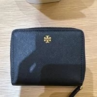 [S] TORY BURCH EMERSON MEDIUM WALLET,BLACK, 136098-001 (STB255)