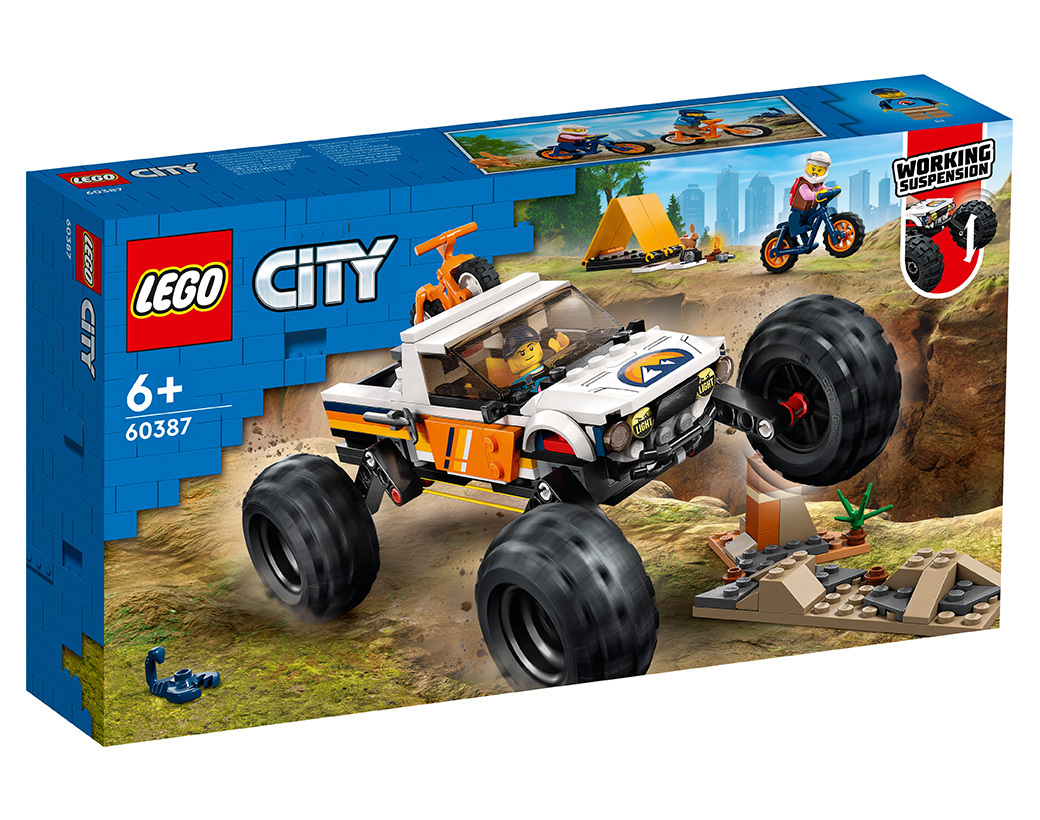 [飛米樂高積木專賣店] LEGO 60387 City-4x4 越野車冒險