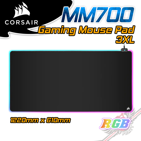 PCPARTY 海盜船CORSAIR MM700 RGB Gaming Mouse Pad - 3XL桌面墊