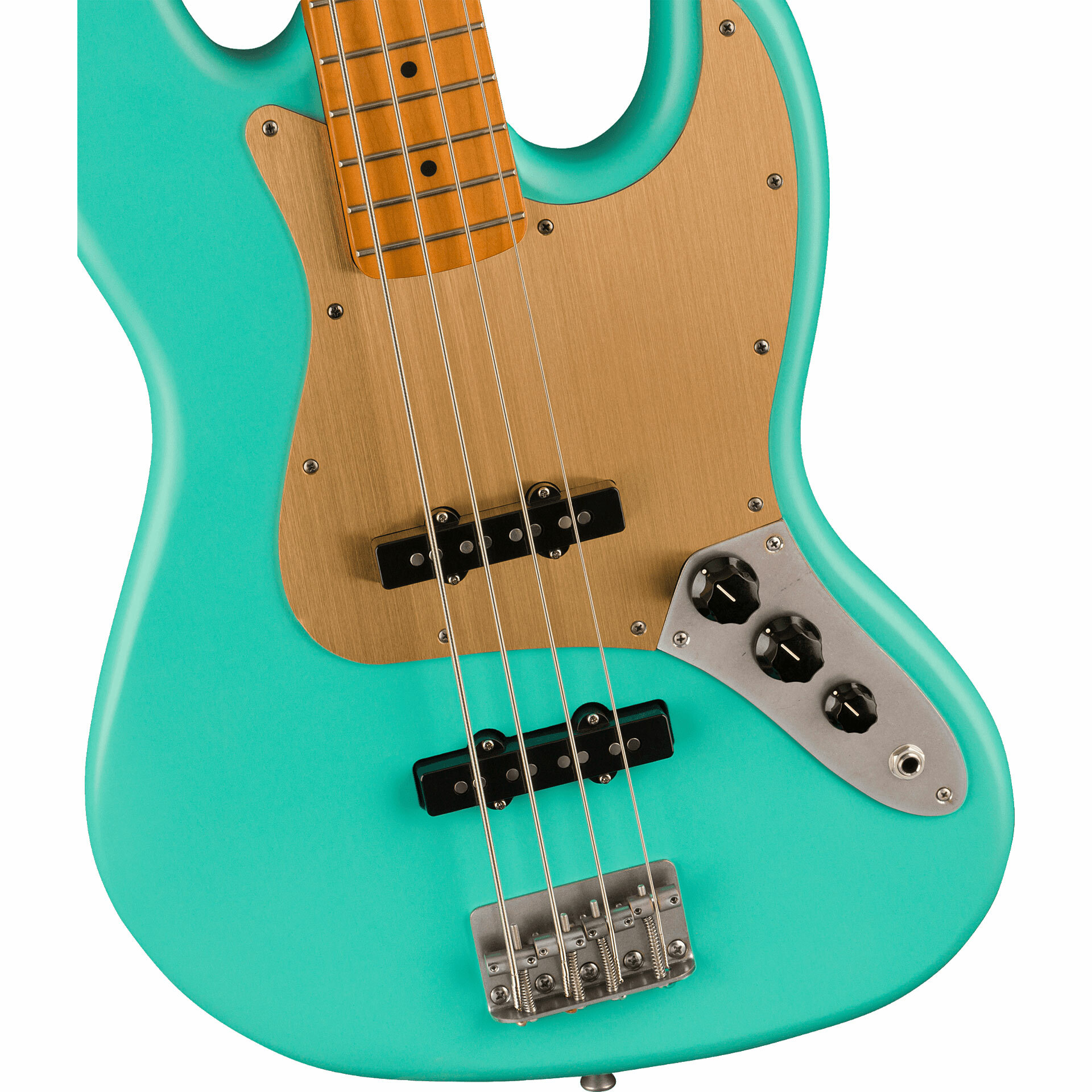 Squier 40週年限量 貝斯 40th Jazz Bass MN SSFM Vintage 霧面泡沫綠色【宛伶樂器】