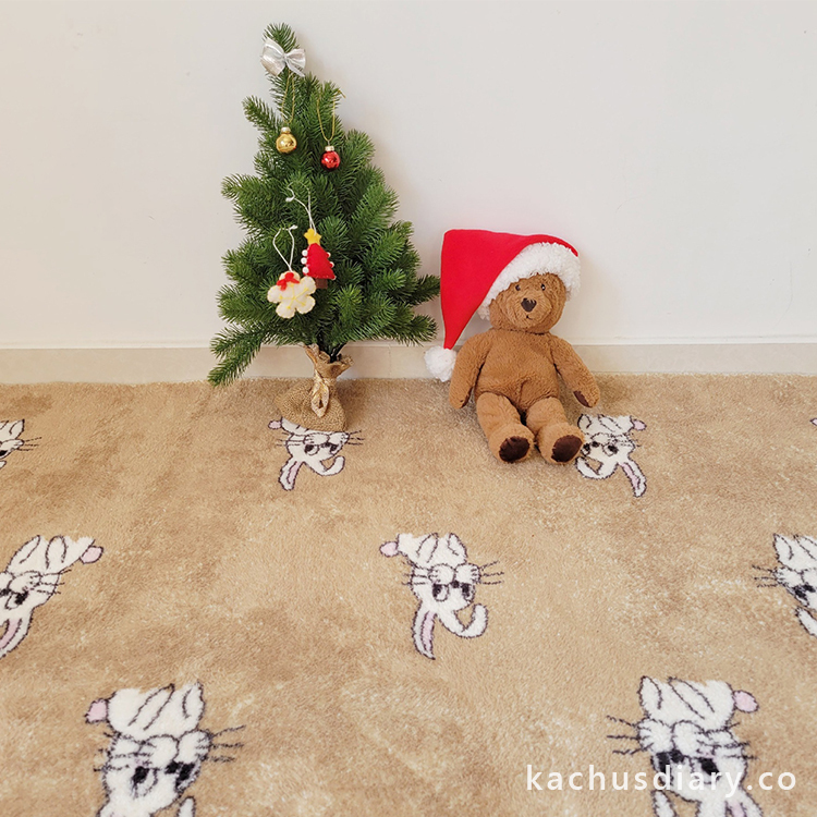 Christmas cute Korean rug