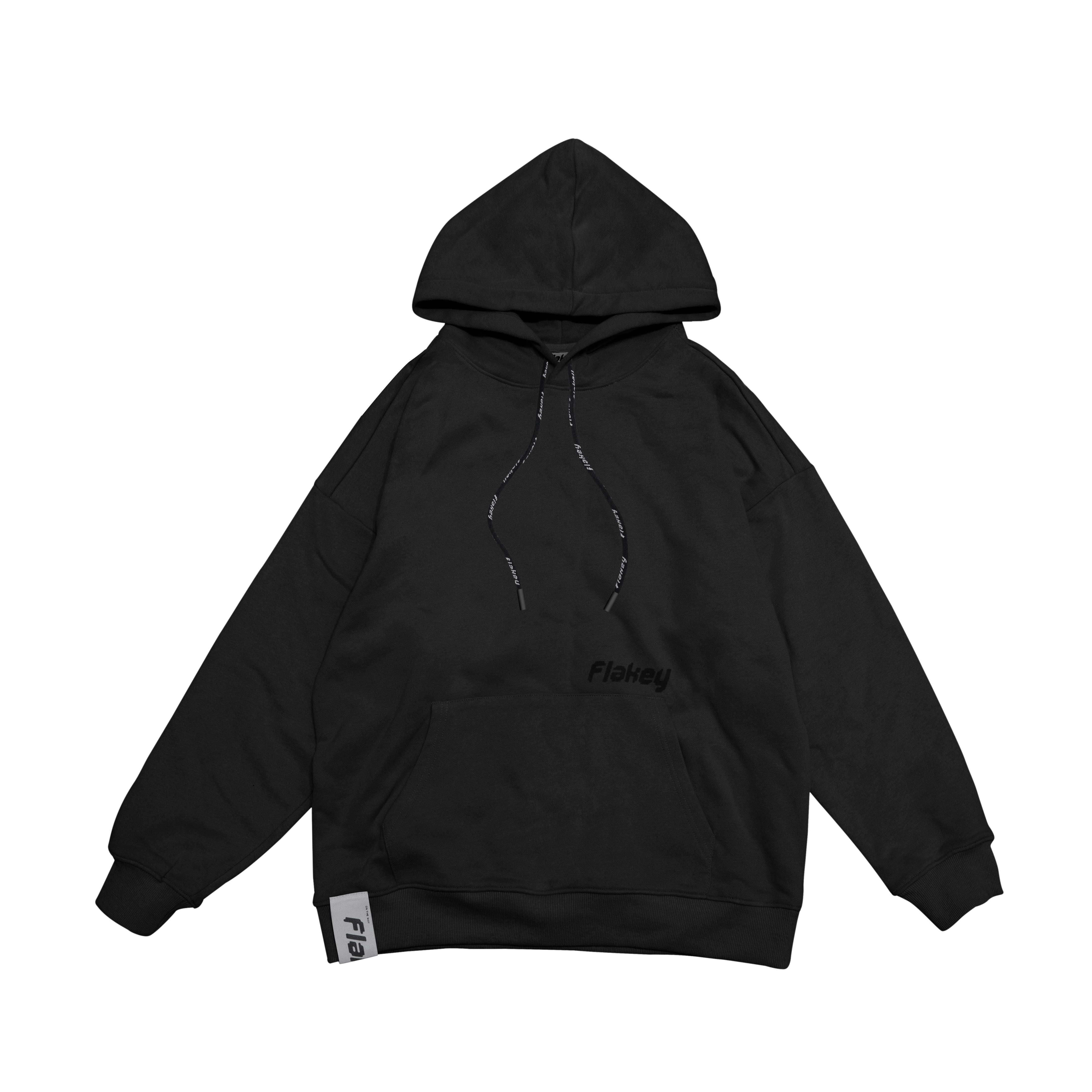 FLAKEY Logo 黑色衞衣 2.0