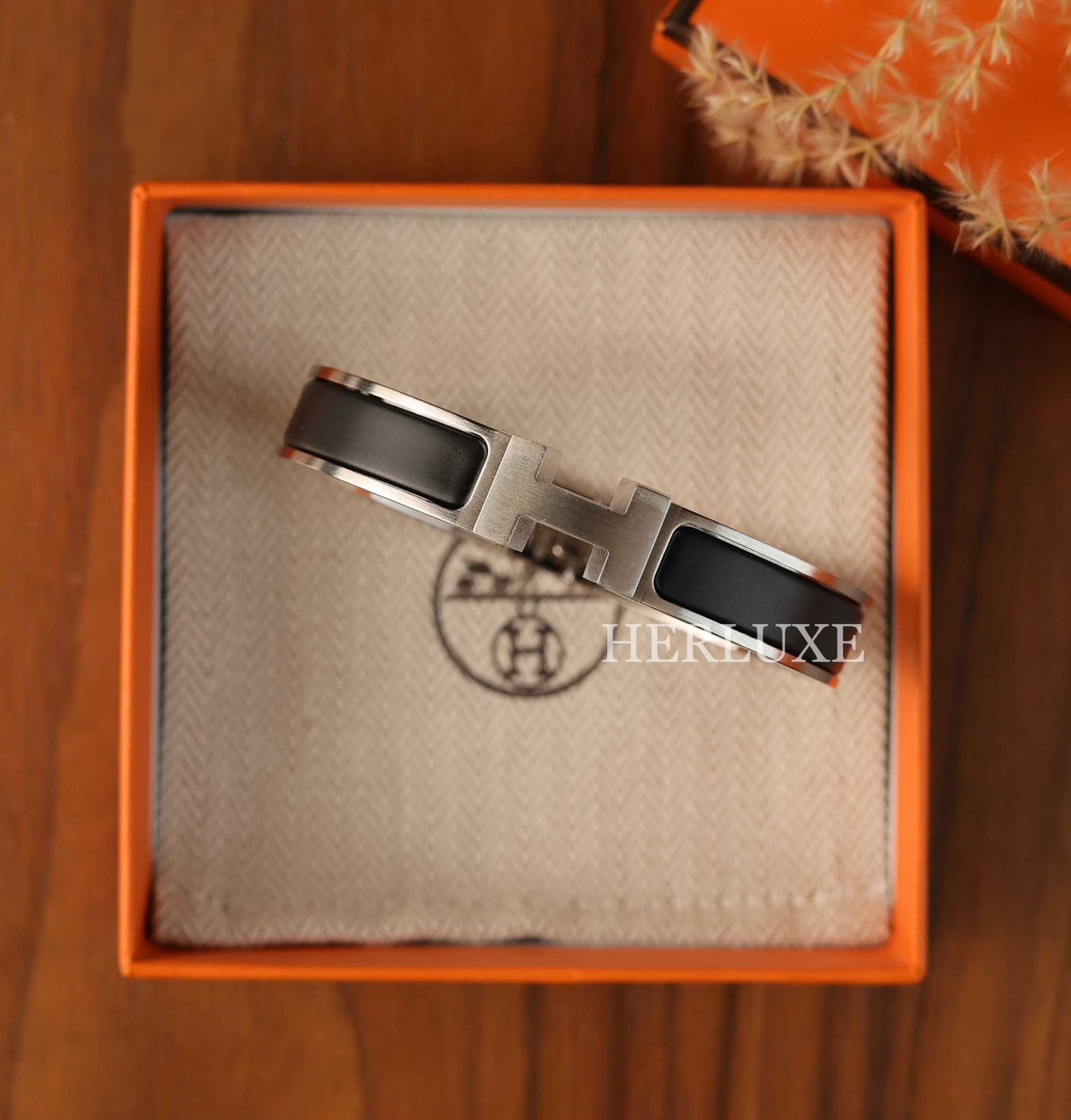 Clic HH bracelet T6(男款) 89 noir mat CK