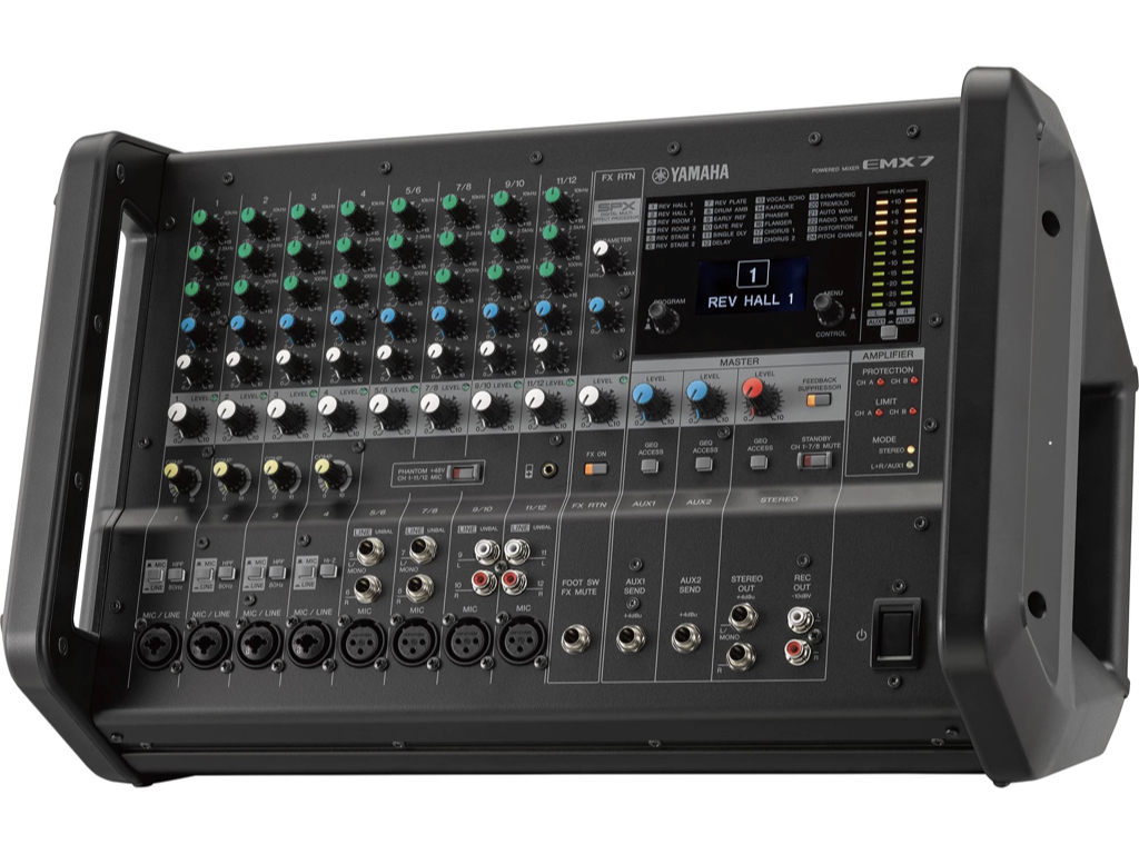 Yamaha YAMAHA - EMX系列專業型混音器 Powered Mixer 功率混音機 可搭配被動式喇叭 第 3 張圖片｜三峽吉他 / Bass