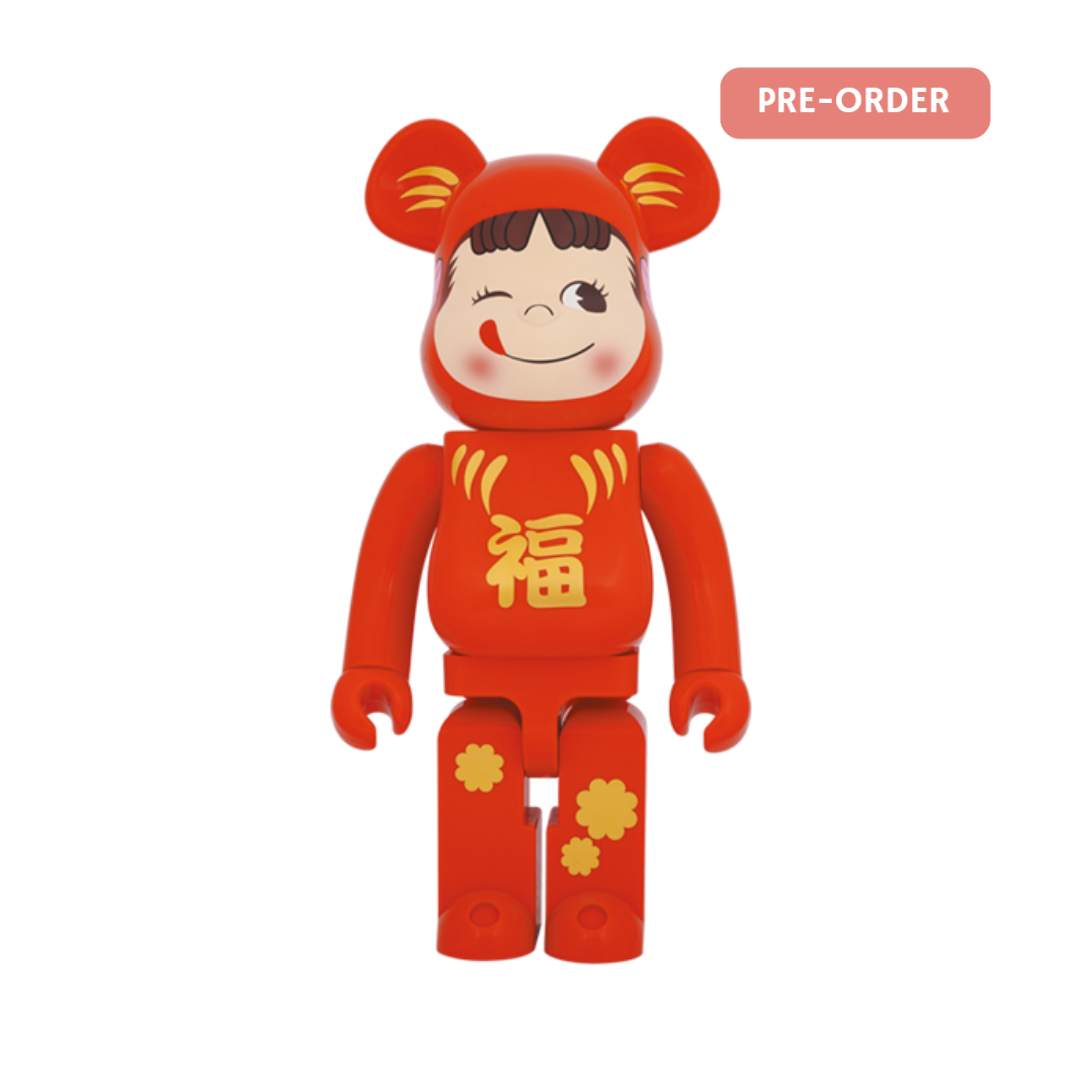 BE@RBRICK 達磨 ペコちゃん 牛奶妹 1000%