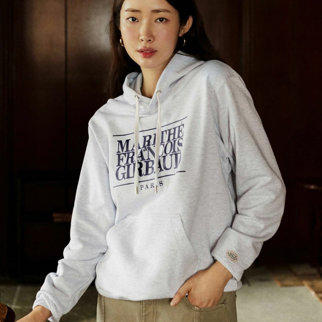 韓國代購｜【MARITHE】 CLASSIC LOGO SWEATSHIRT (HA278)