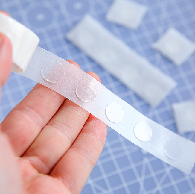 圆点双面胶带 100粒