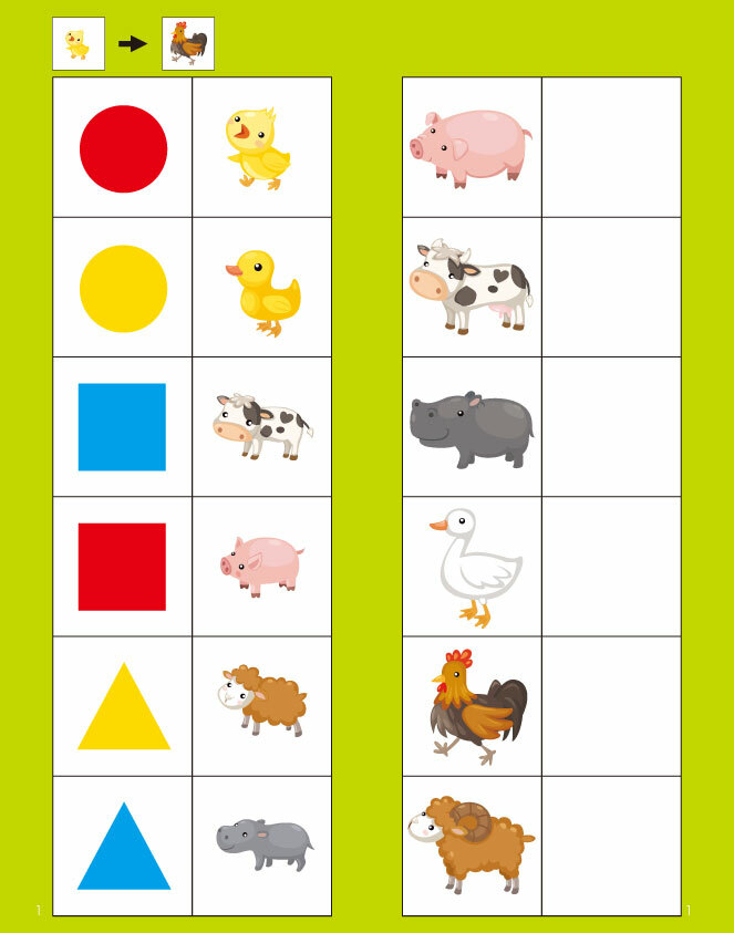 4歲動手動腦對一對(動物配對)