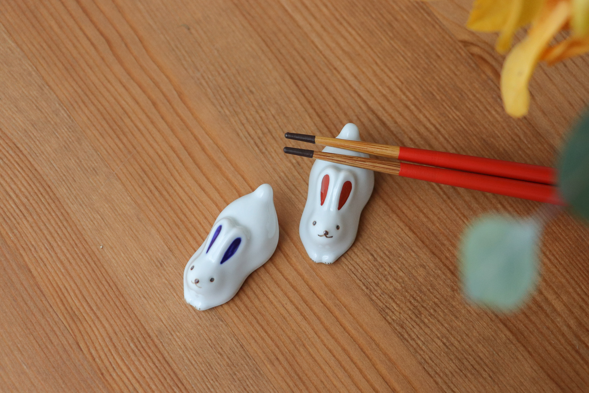 日本 波佐見燒 兔子 筷架