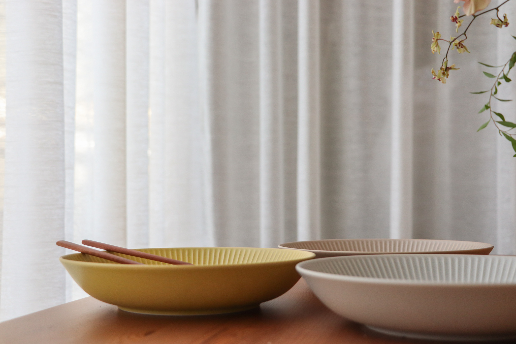 THE VESSEL 輕量 刻紋 義大利麵盤