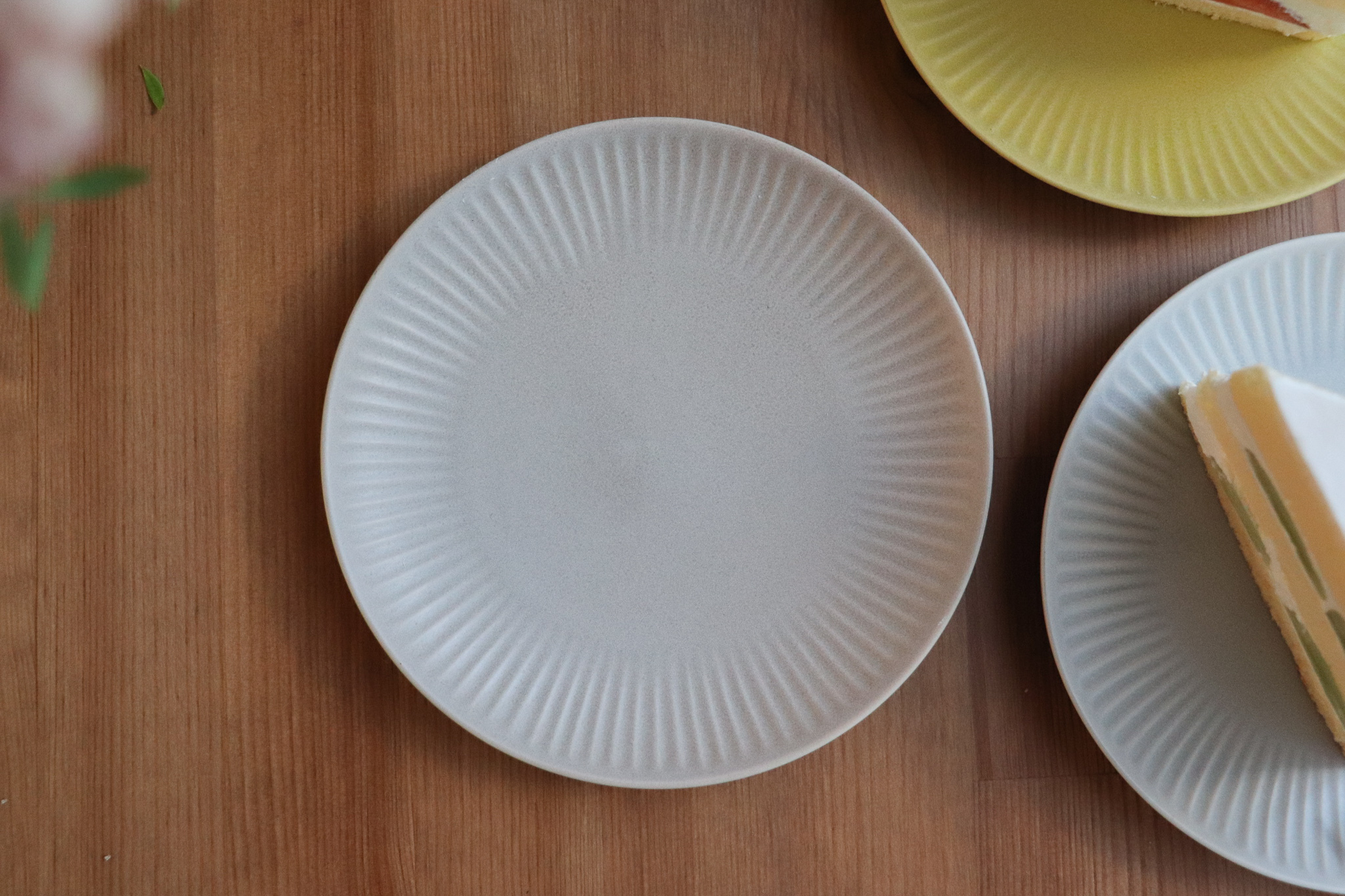 THE VESSEL 輕量 刻紋 點心盤