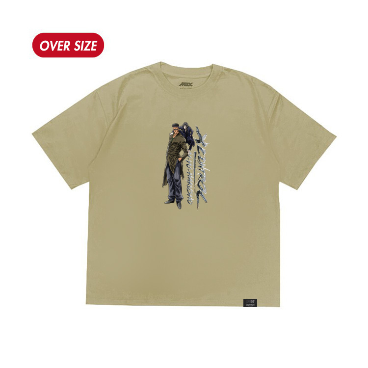 XCTRL® ｜ 幽☆遊☆白書30週年戶愚呂兄弟短T-卡其