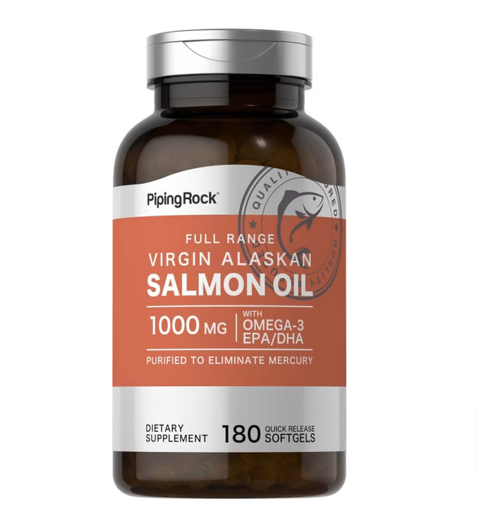 【Piping Rock】美國阿拉斯加 鮭魚油 Salmon oil 180顆