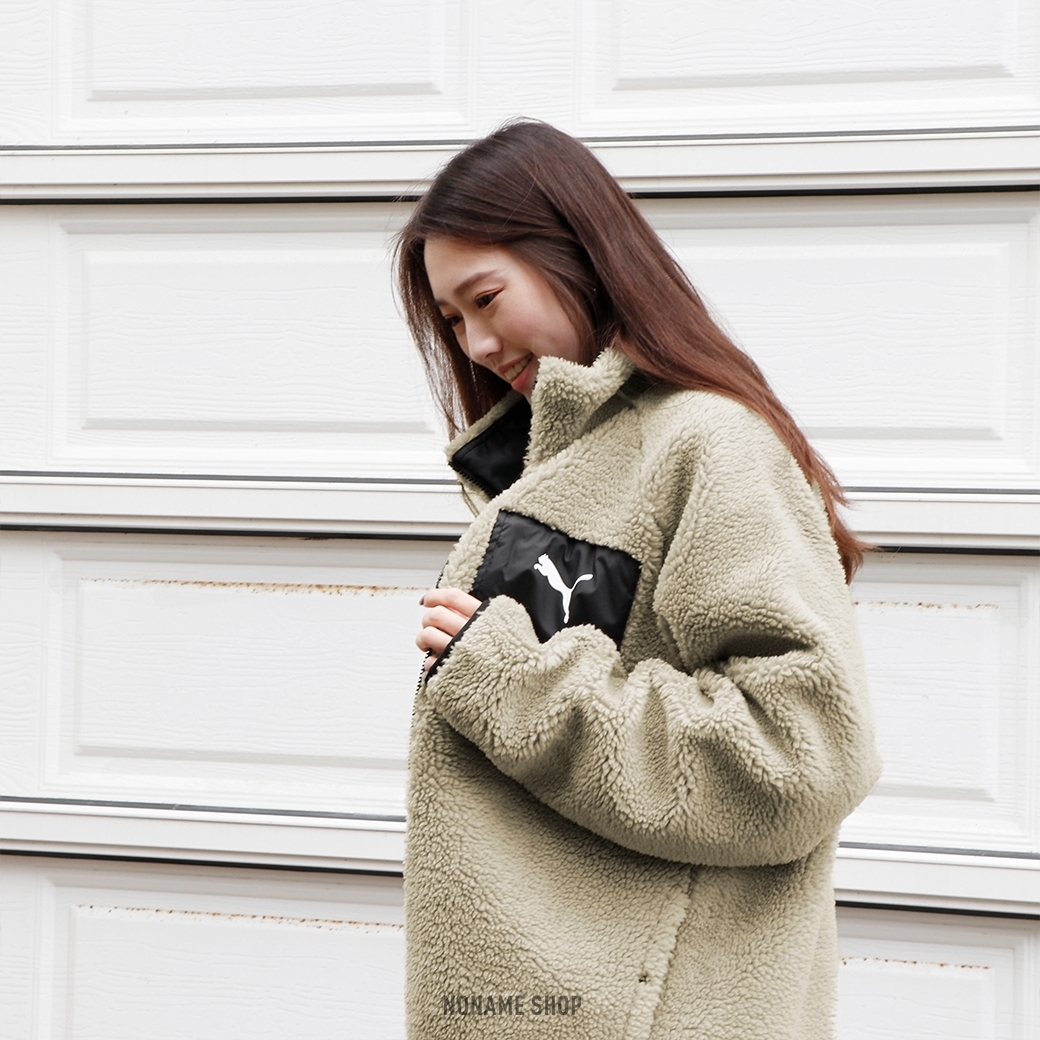 PUMA JP 日本限定 羊羔毛 雙面穿 拉鍊 外套 兩色 (男款)