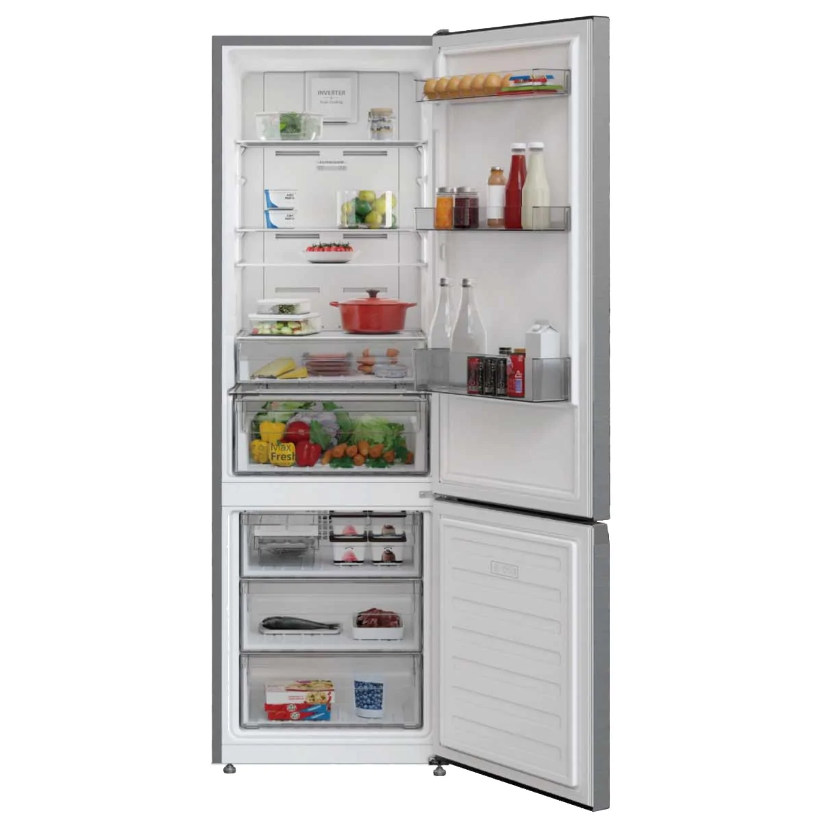 日立 Hitachi   R-B375PH1‧變頻雙門下置式冰箱雪櫃‧356公升‧香港行貨,原廠5年全機,10年壓縮機保養‧