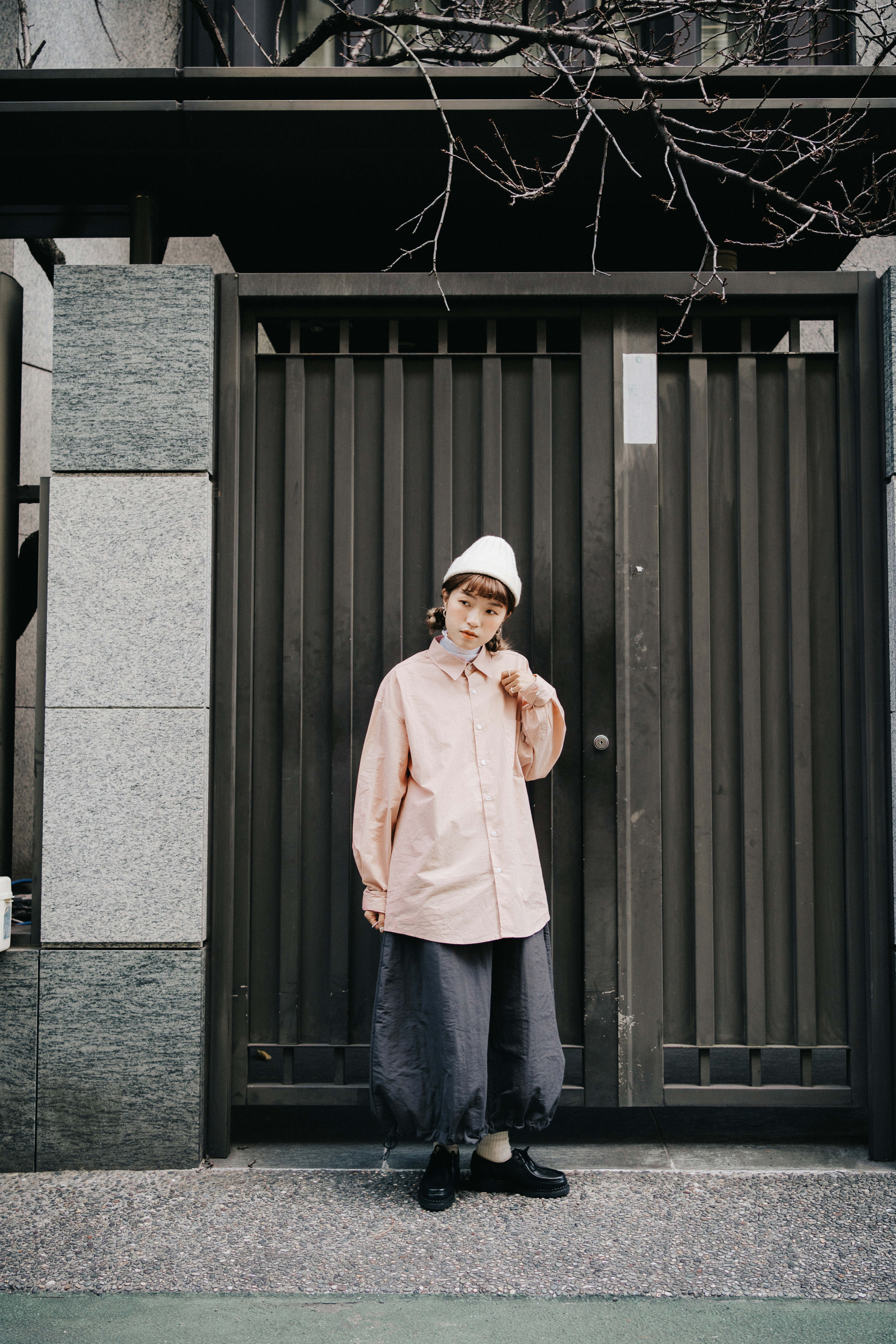 薄棉單口袋襯衫