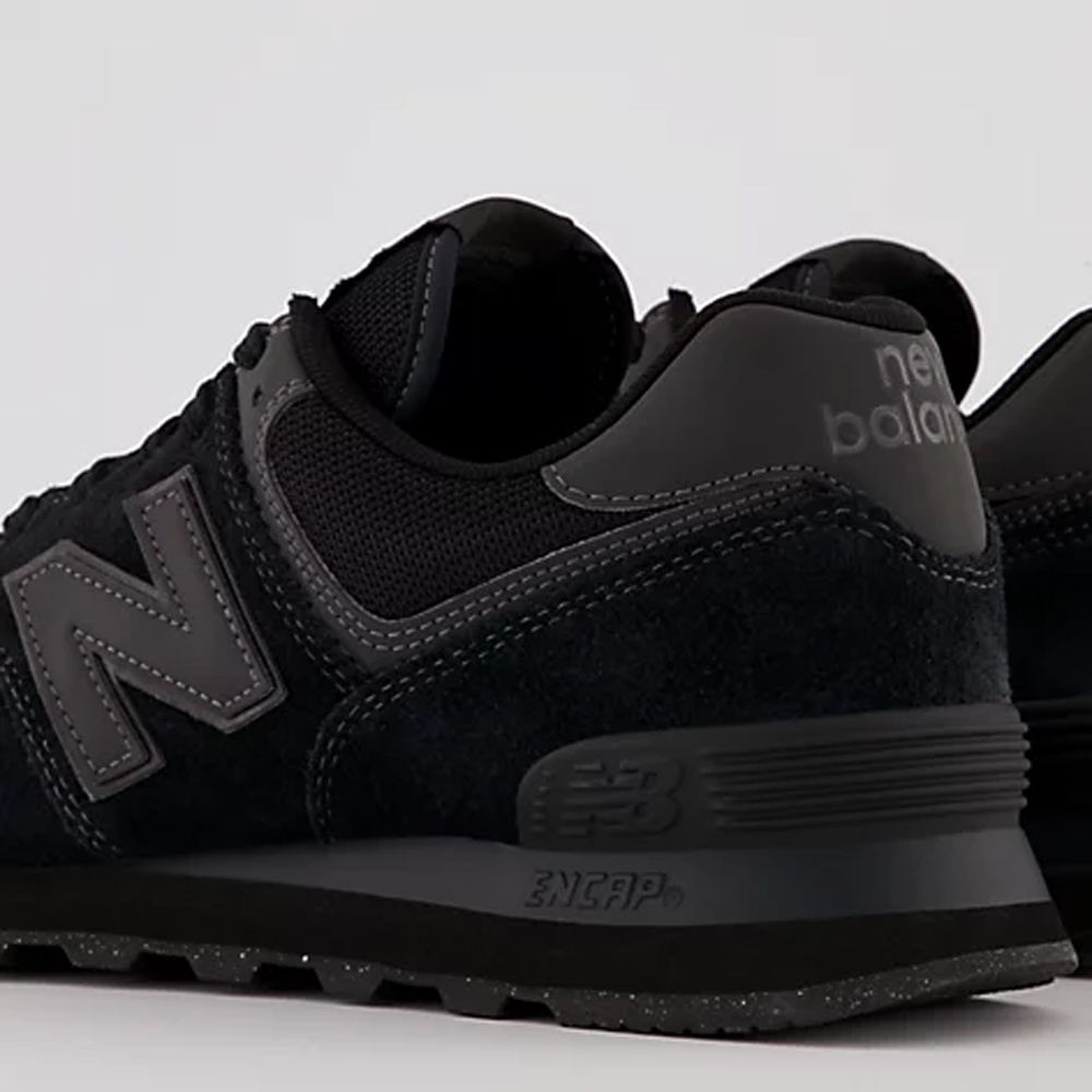 New Balance 574 系列 男女 休閒鞋 黑 JAN-