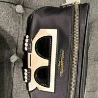 [S] KARL LAGERFELD LH9IE900 AMOUR BELT BAG,BLACK, 190169402736 (SKL426)
