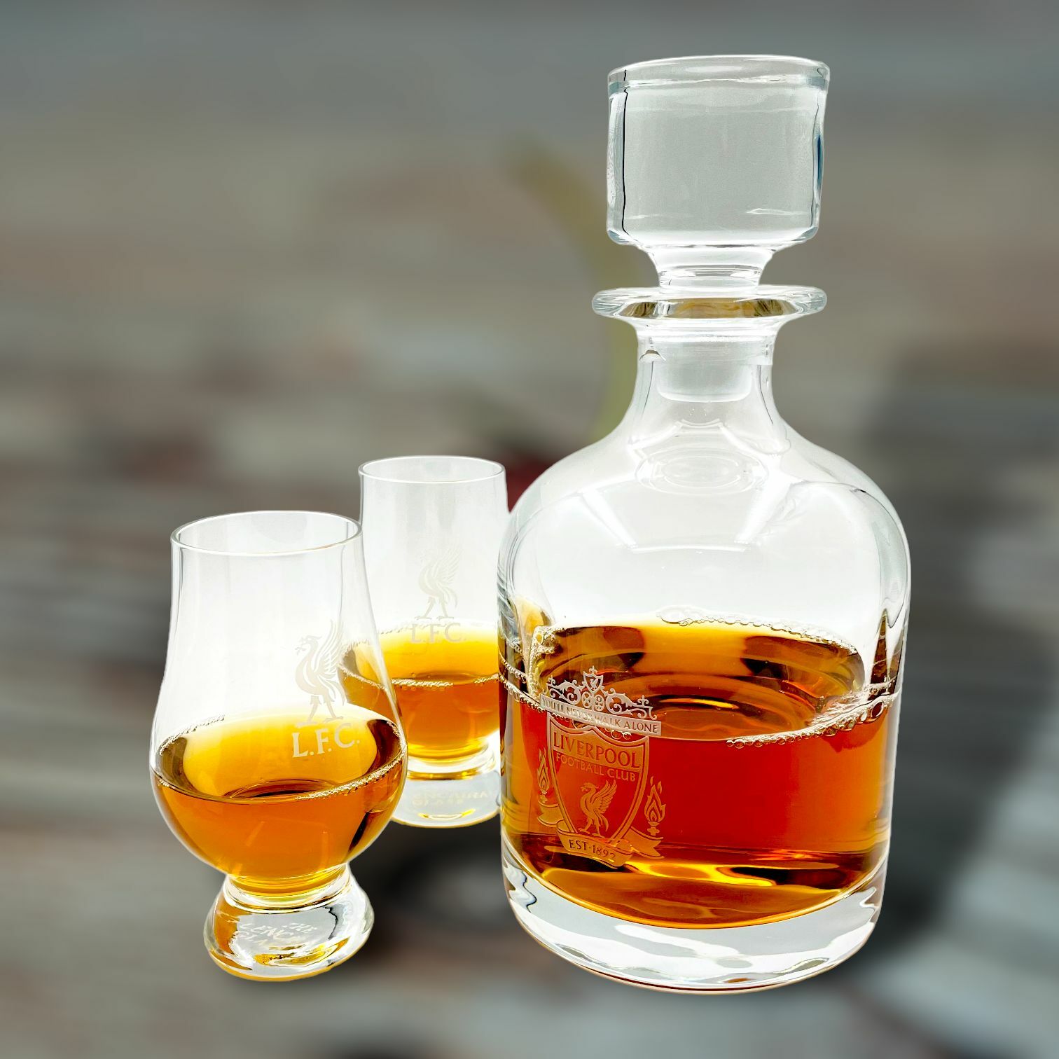 利物浦水晶醒酒器酒杯套裝