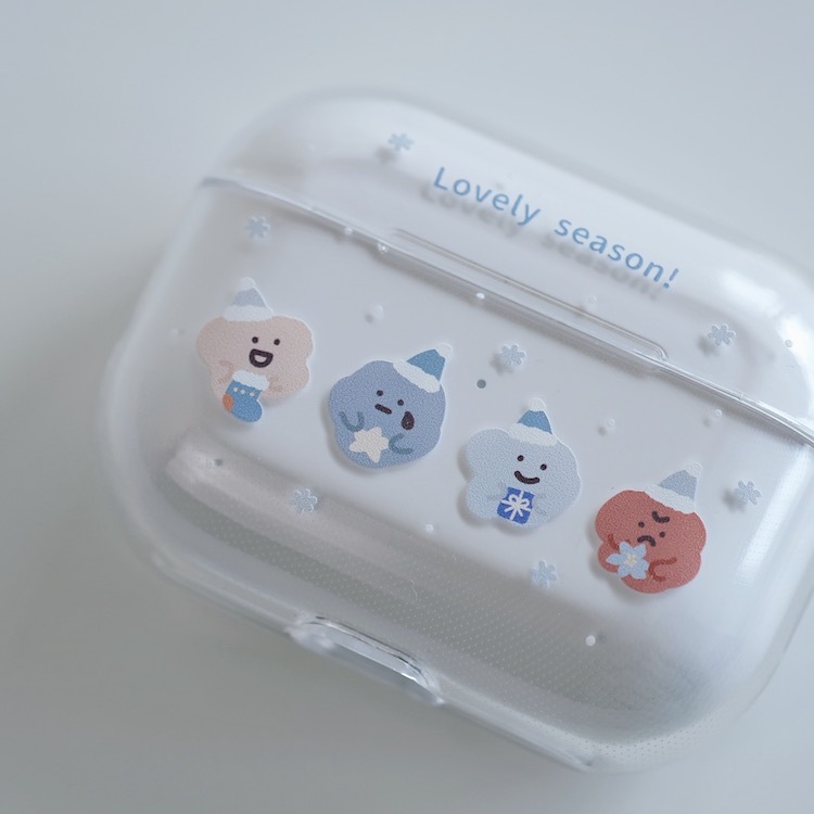 藍色聖誕 耳機保護套