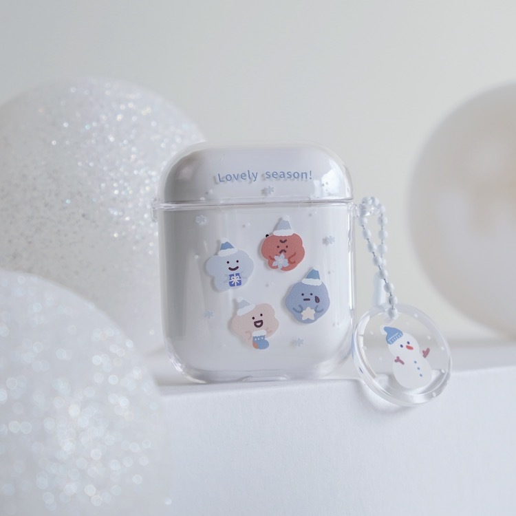 藍色聖誕 耳機保護套