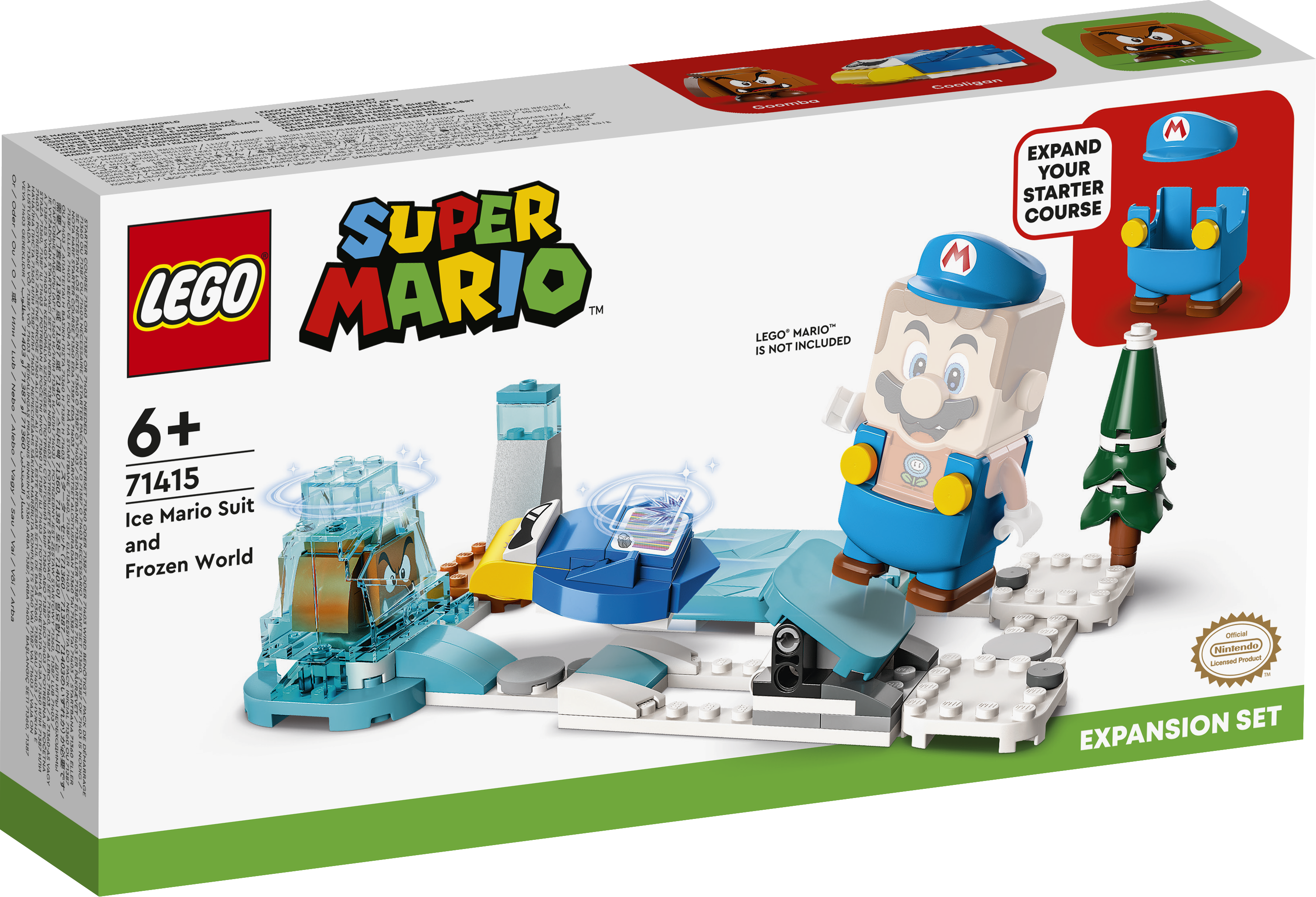 [飛米樂高積木磚賣店] LEGO 71415 Mario-冰凍瑪利歐服與冰封世界