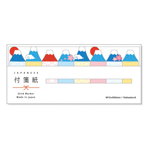 富士山 120枚索引標籤便利貼 memo｜日本 Mind Wave