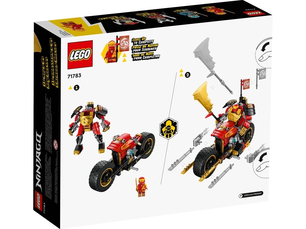 [飛米樂高積木專賣店] LEGO 71783 Ninjago-赤地的機械人騎士-進化版