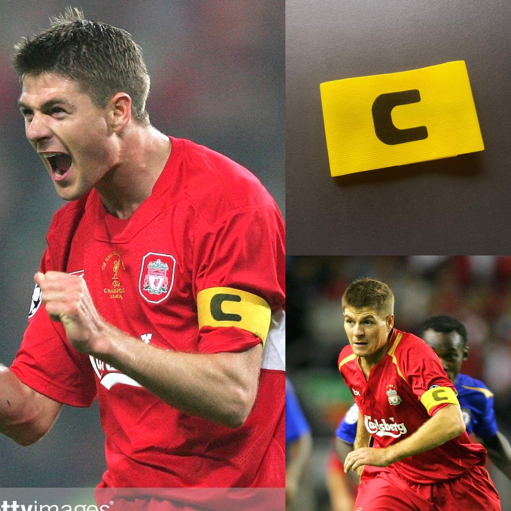 利物浦 2004-2005 歐聯款式 隊長臂章 Maracana