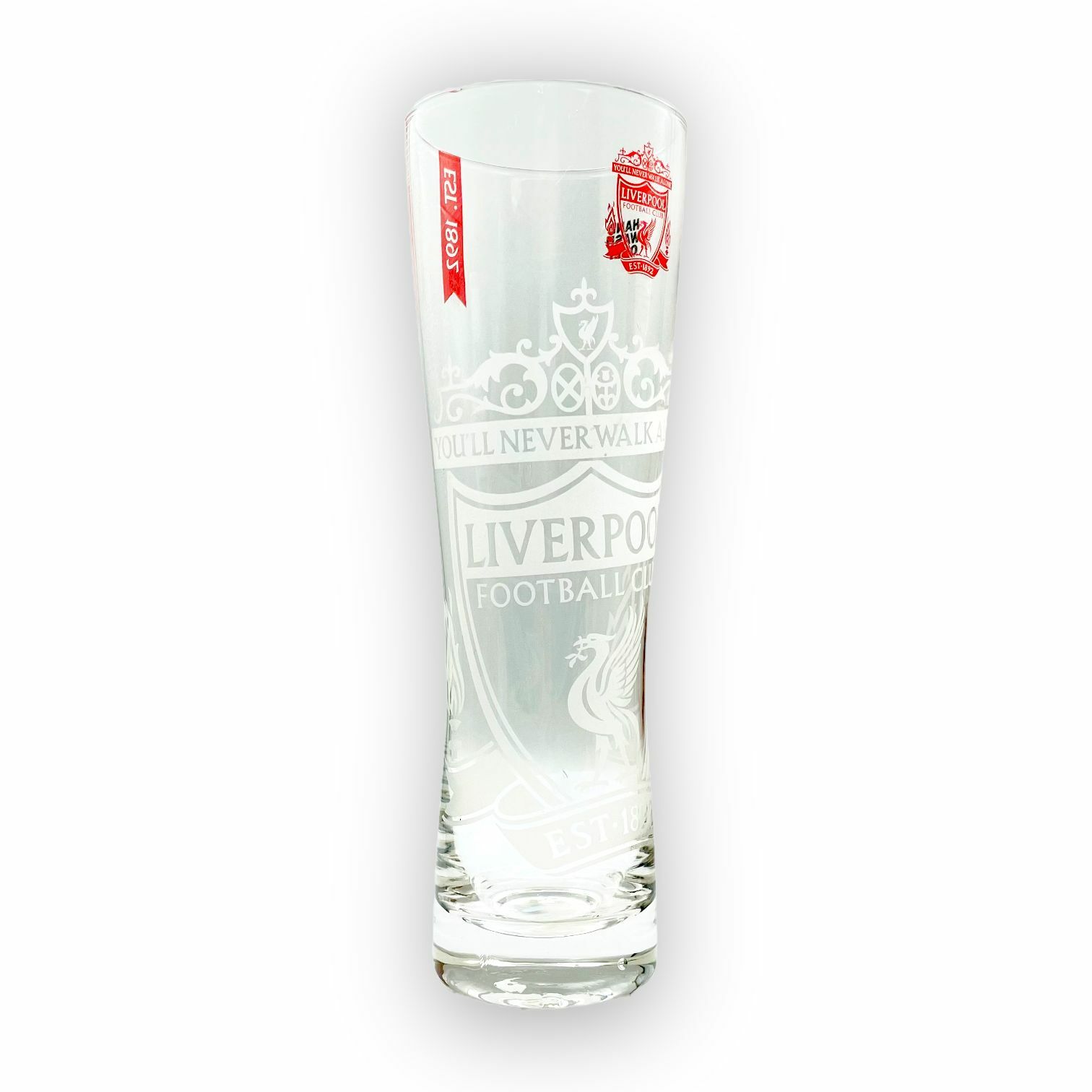 利物浦暗花高身玻璃杯