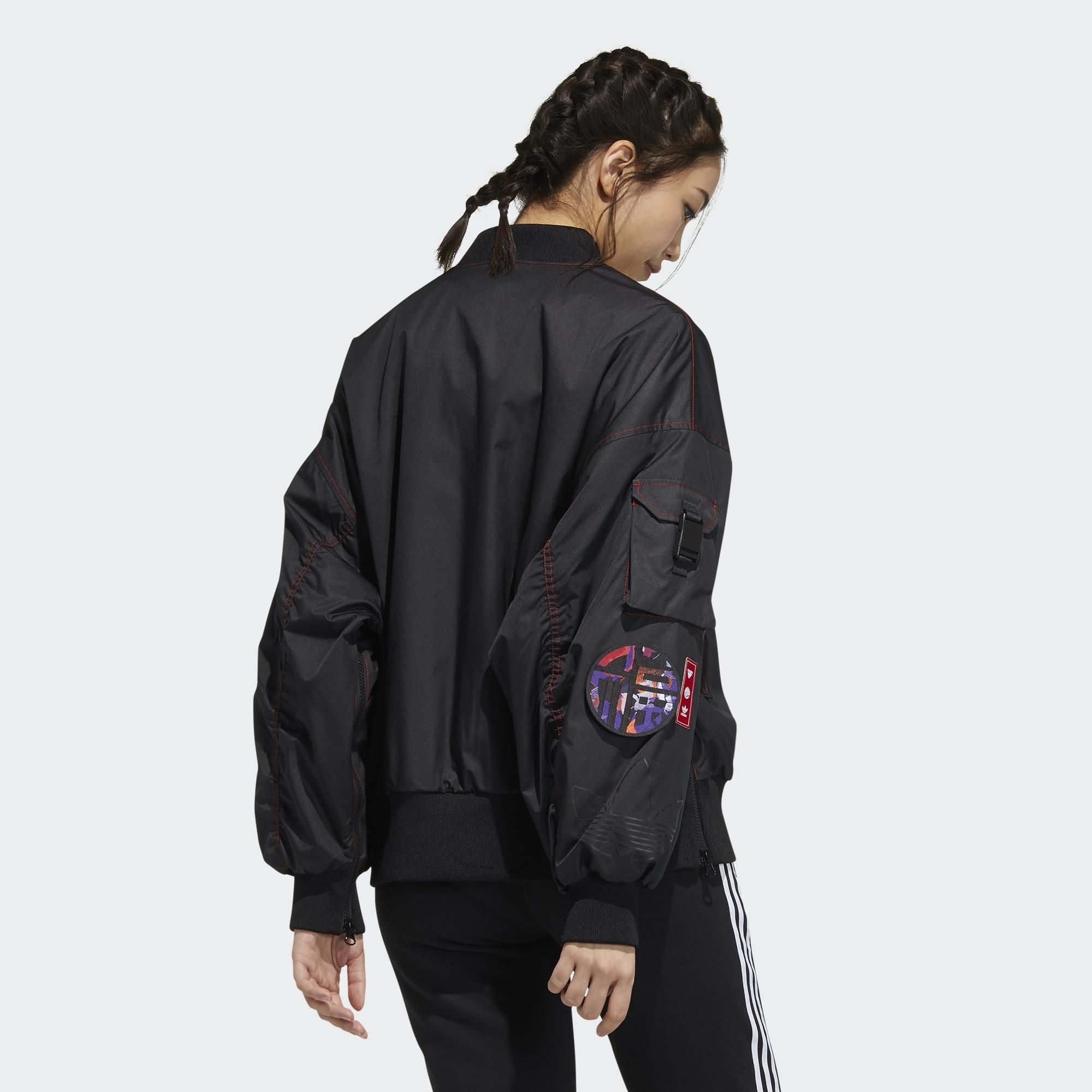 ADIDAS CNY PatcBomber 女 外套 黑GN4735 JAN-