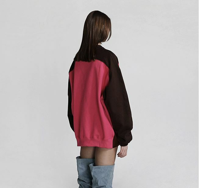 BADBLOOD Vintage Auto Repair Shop 長袖衛衣 粉紅 at-sweatshirt22-088