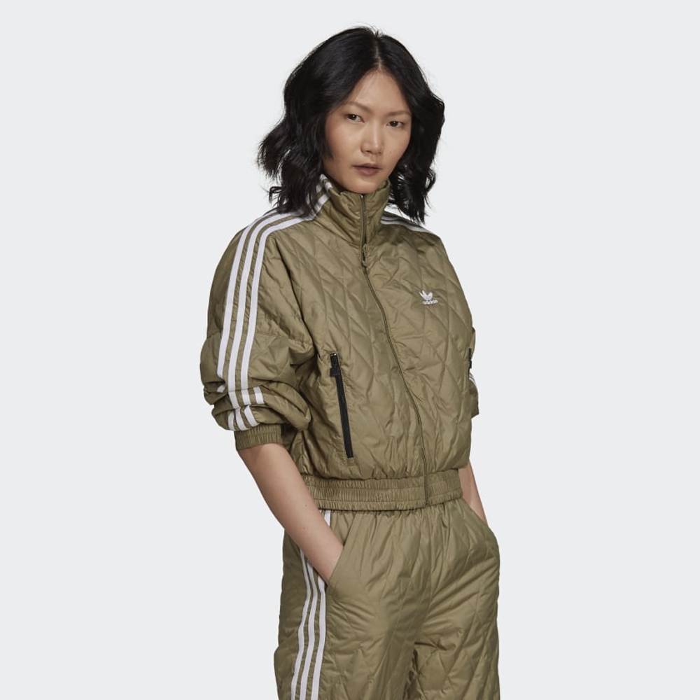 ADIDAS TRACK TOP 女 外套 卡其綠 H43915 JAN-
