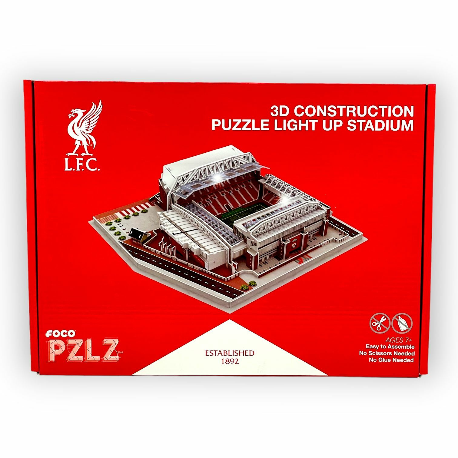 利物浦有燈3D立體晏菲路球場拼圖