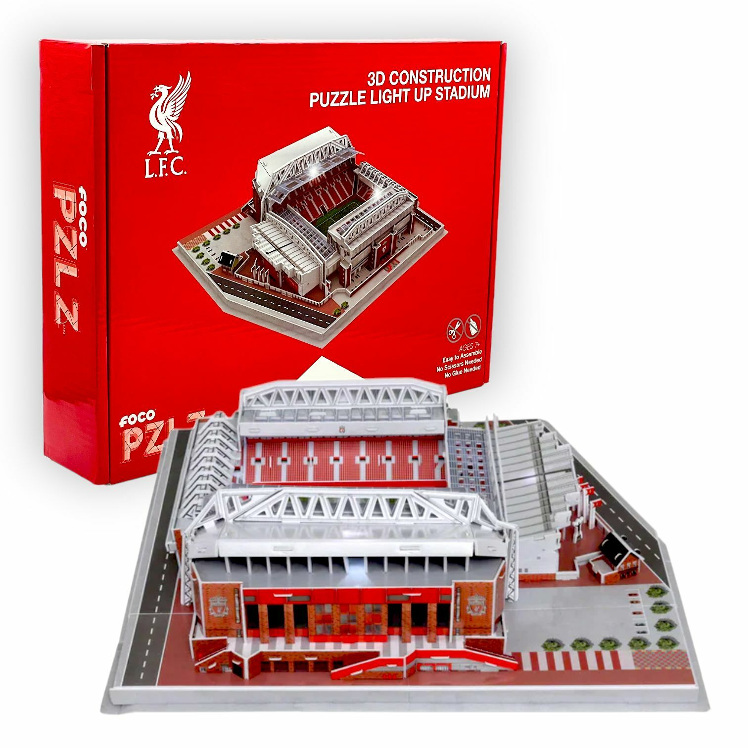 利物浦有燈3D立體晏菲路球場拼圖