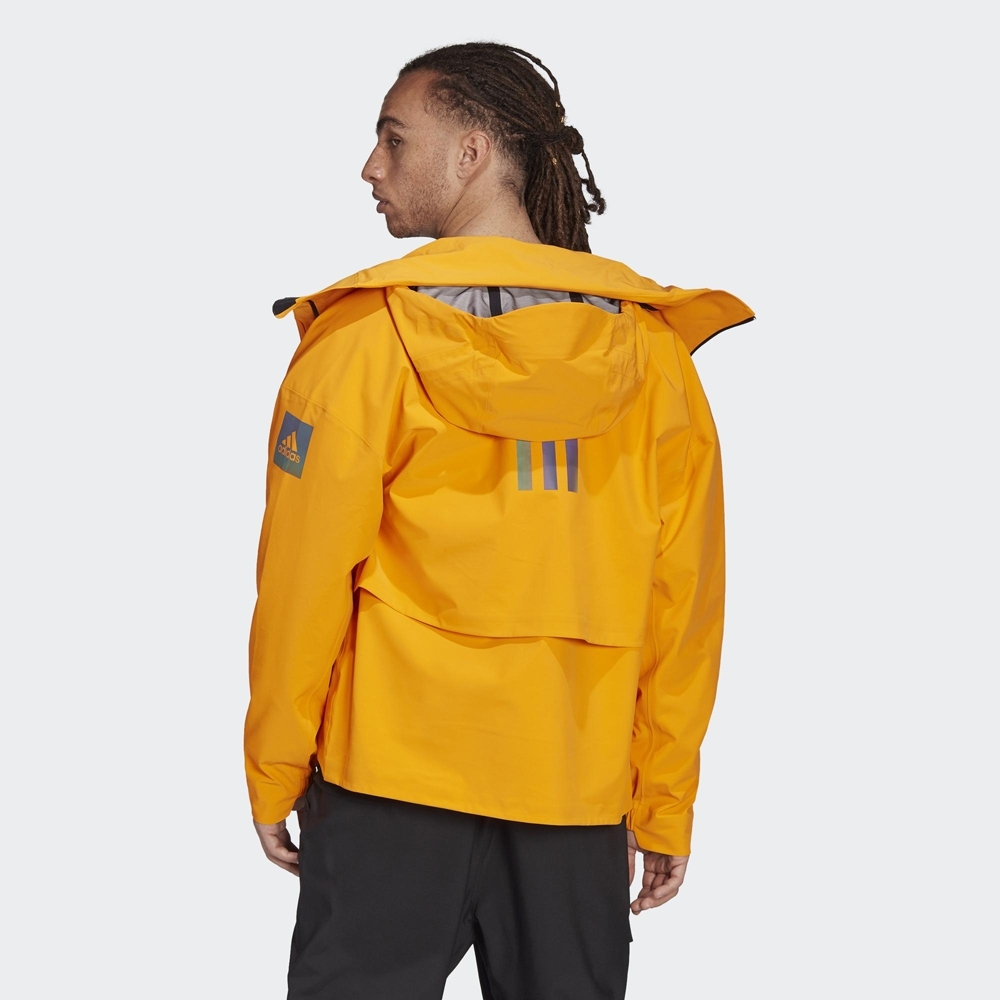 ADIDAS MYSHELTER JKT 男 戶外防雨外套 黃 GQ2397 JAN-
