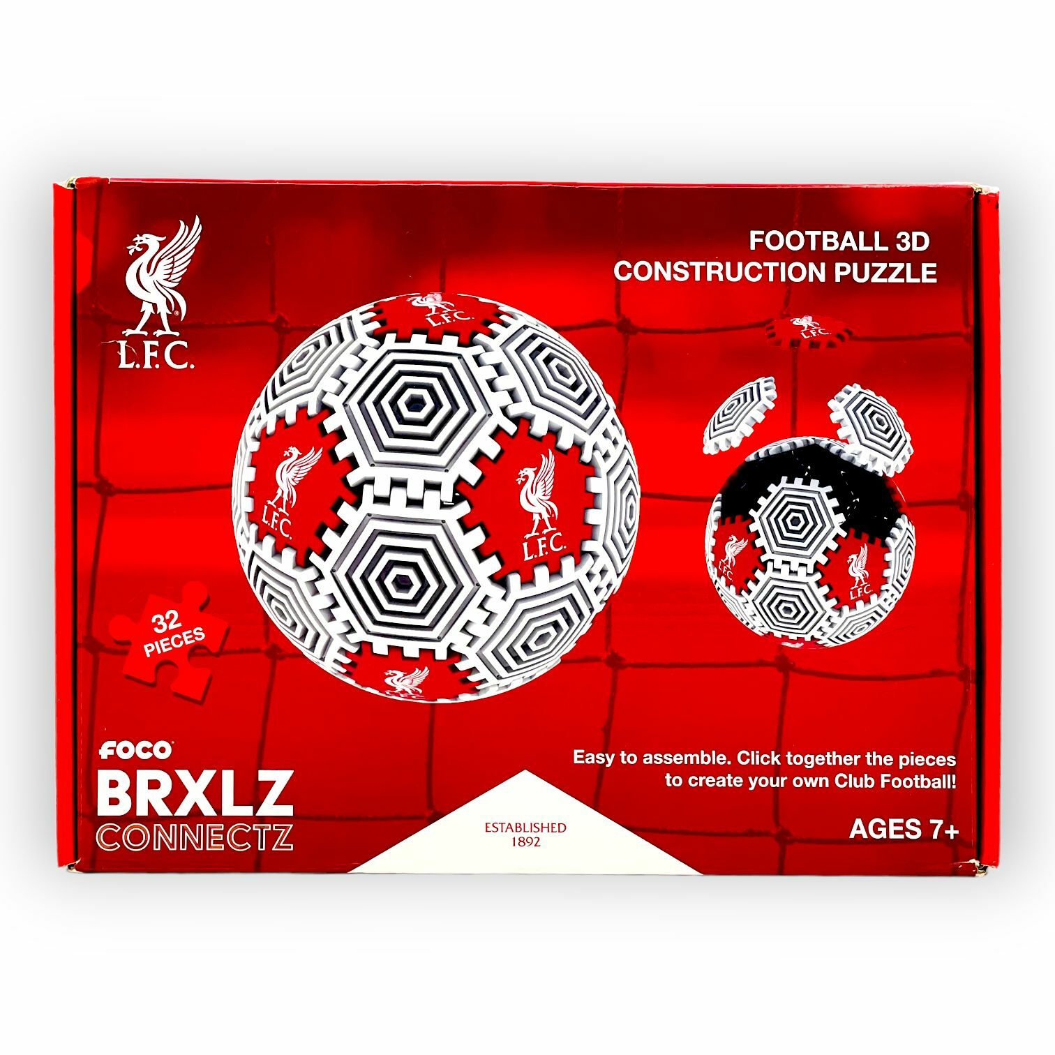 利物浦特色拼圖足球