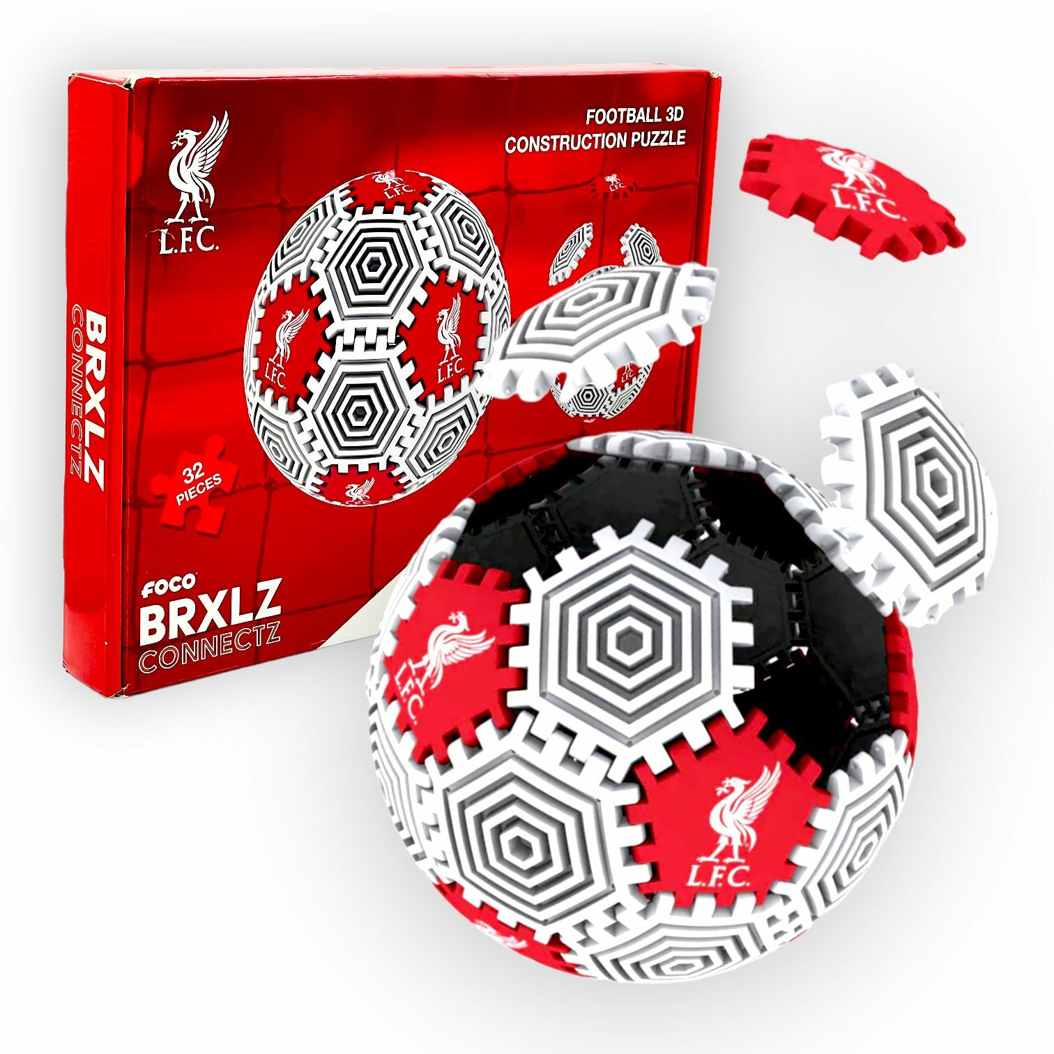 利物浦特色拼圖足球