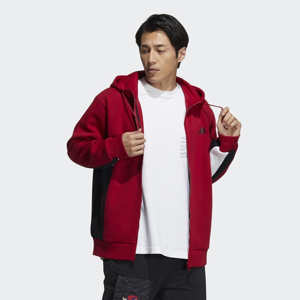 ADIDAS ST KN SPCR JKT 男 外套 紅 H39240 JAN-