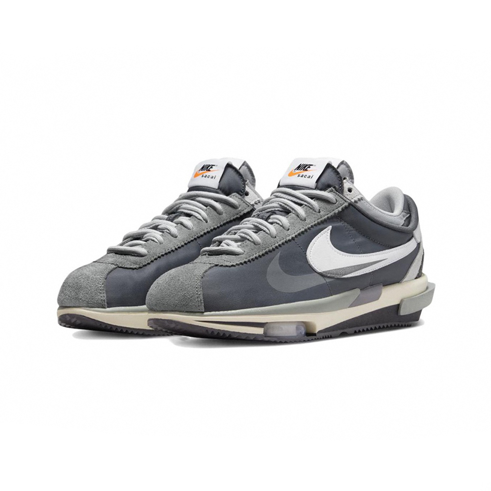 Sacai x Nike Cortez 4.0 Iron Grey 復古 鐵灰白 解構 DQ0581-001