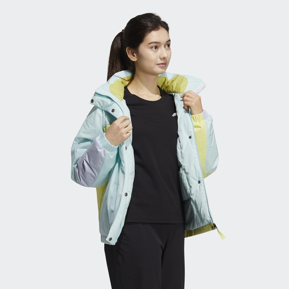 ADIDAS W CB DOWN JKT 女 羽絨外套 淺藍H23069 JAN-