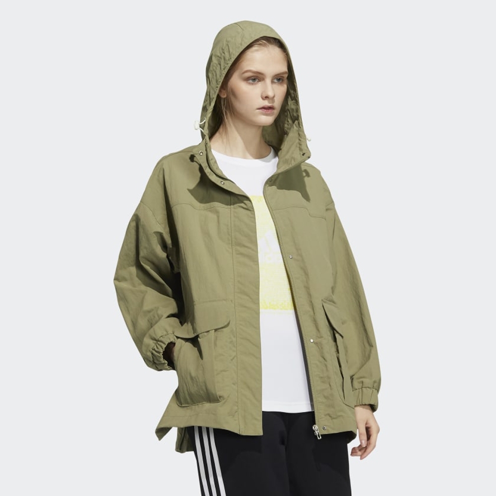 ADIDAS W PRSVE FZ JKT 女 外套 軍綠 H29544 JAN-