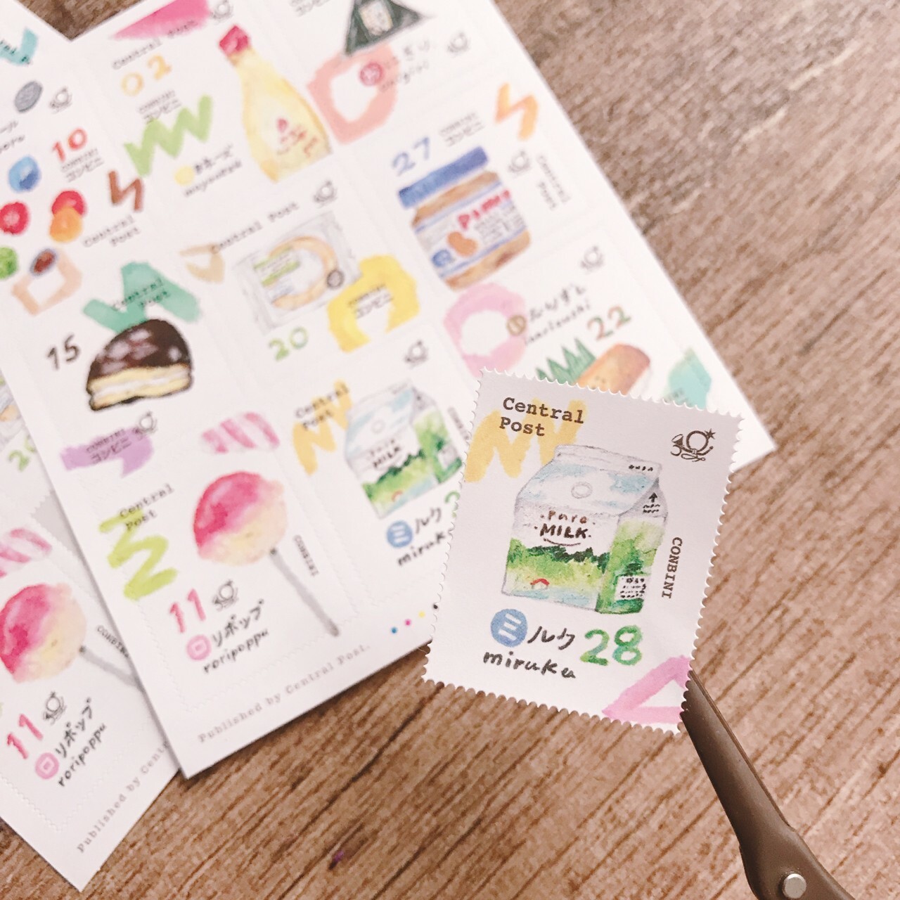 OURS | 便利商店 郵票貼紙