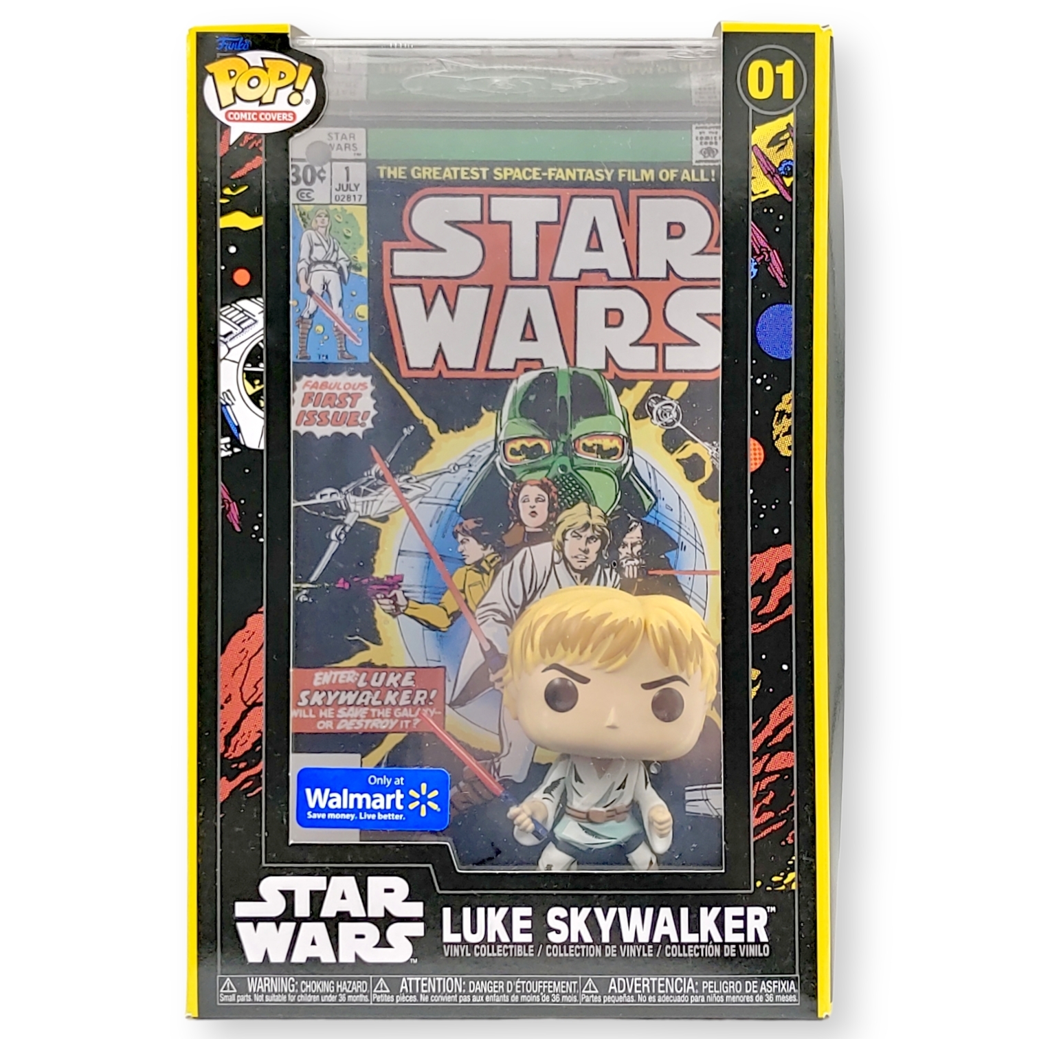 FUNKO POP<星球大戰StarWars>盧克.天行者(漫畫陳列盒)-NO.01