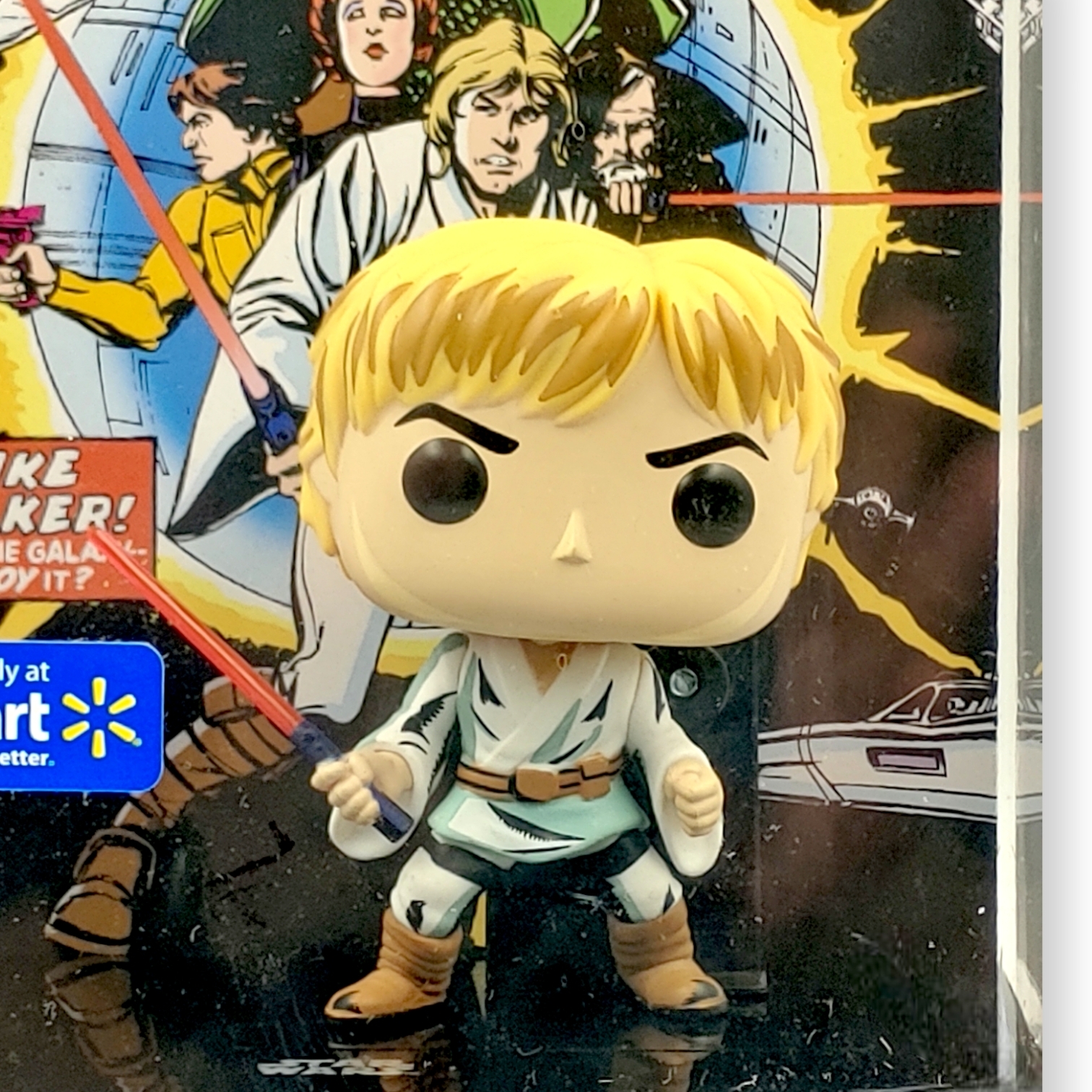 FUNKO POP<星球大戰StarWars>盧克.天行者(漫畫陳列盒)-NO.01