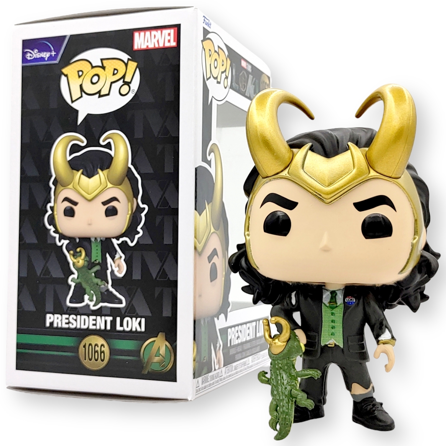 FUNKO POP<LOKI洛基>總統洛基(被鱷魚咬)-NO.1066