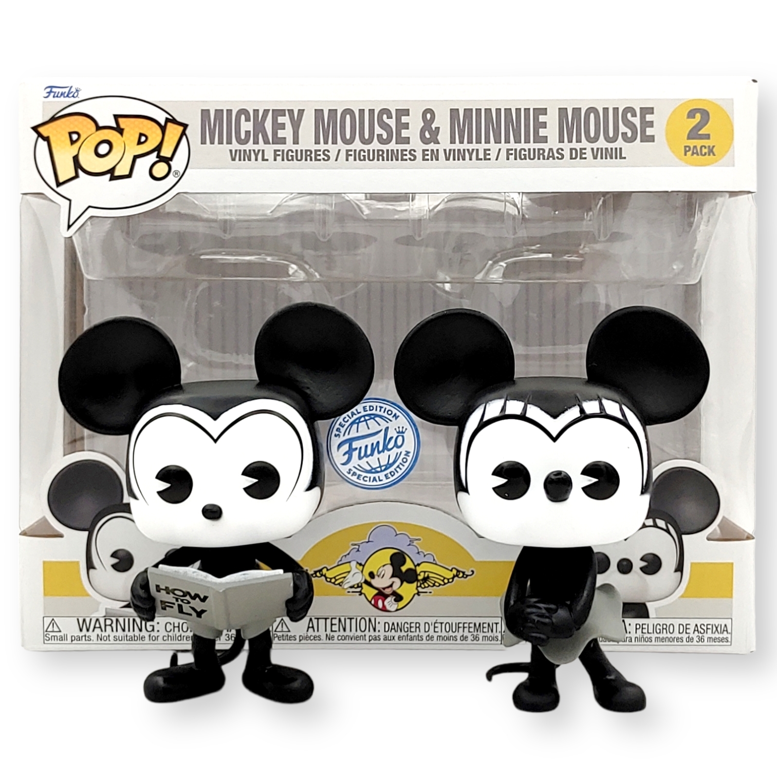 FUNKO POP <DISNEY>米奇與米妮(經典黑白色)-No.2pack