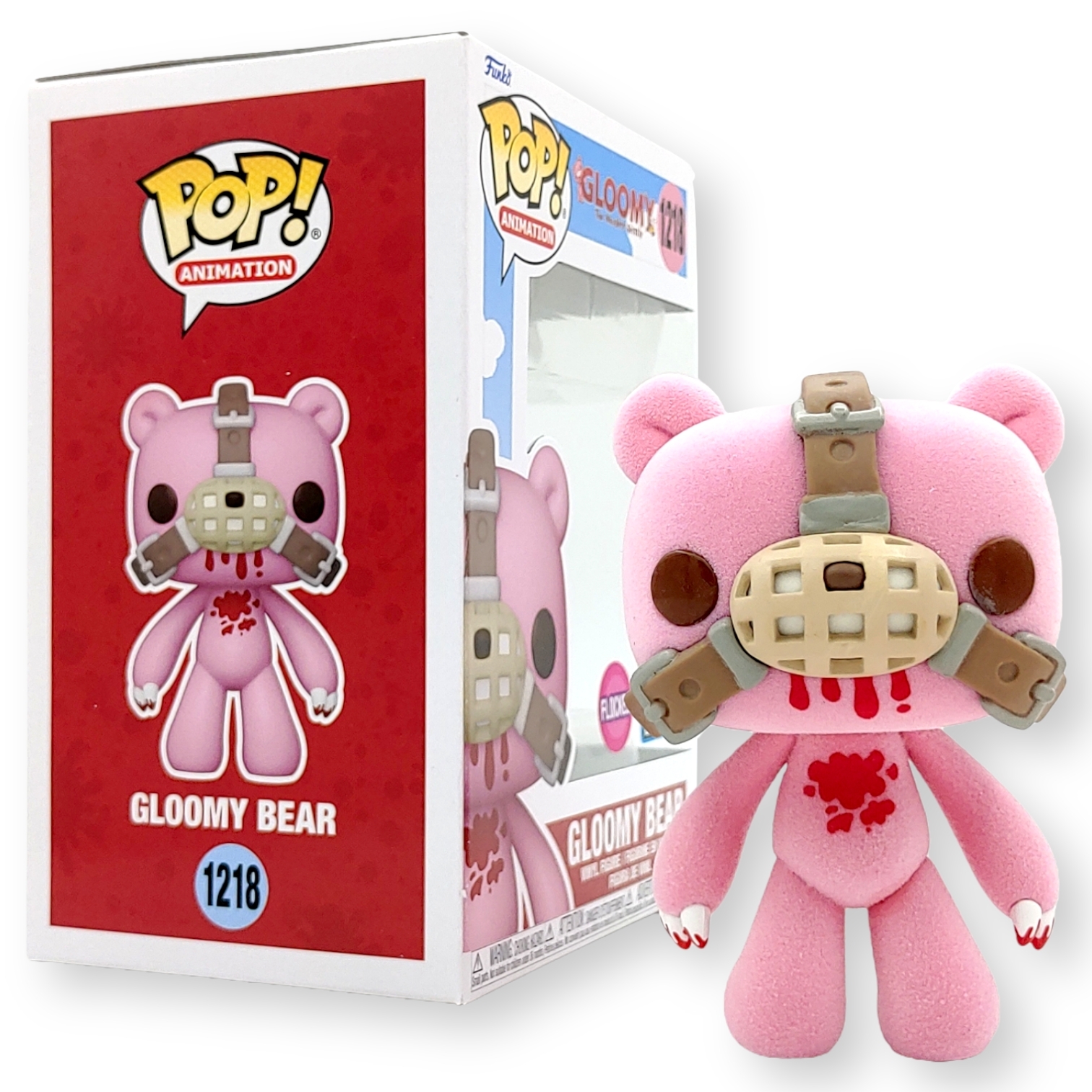 FUNKO POP<MORI CHACK>暴力熊(口罩)(絨毛版)-No.1218